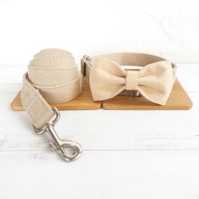 Dog collar traction rope (Option: Nude-XS)