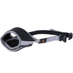 Mouth Cover To Prevent Eating Indiscriminately Large Labrador Dog (Option: Grey-2XL)